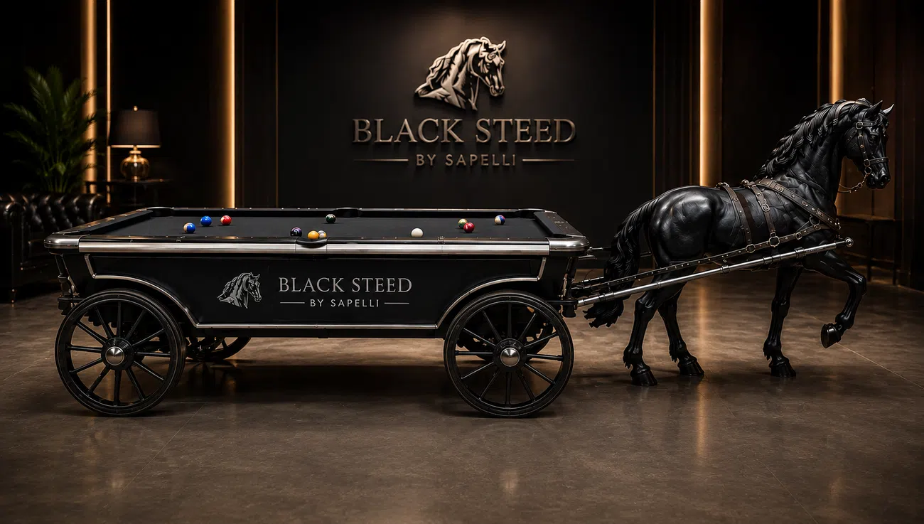 Original Sapelli Black Steed table